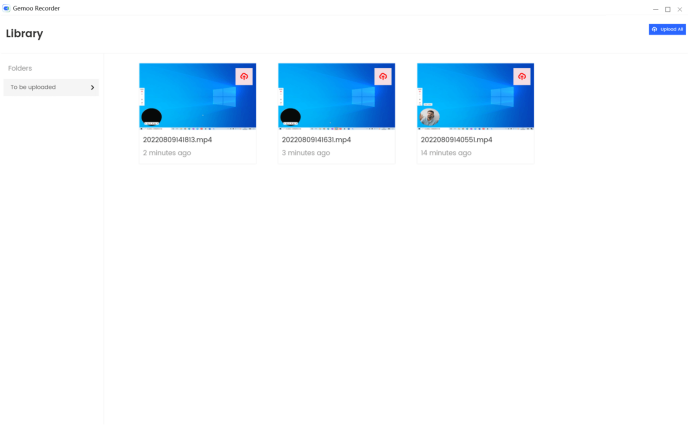 Upload Failed Recordings