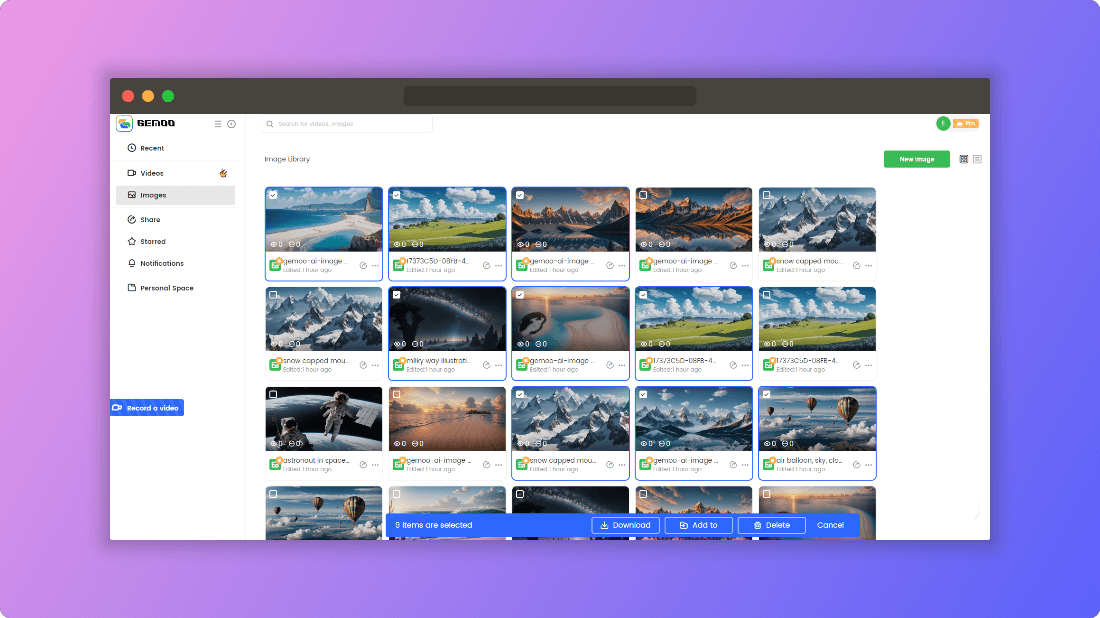 Import or Delete Images