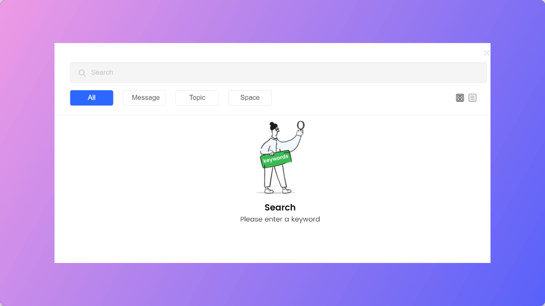 Search Interface