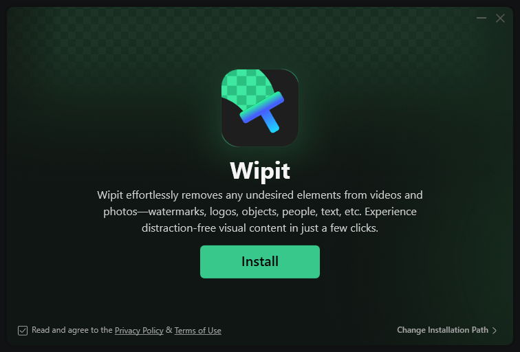 Download & Install Wipit