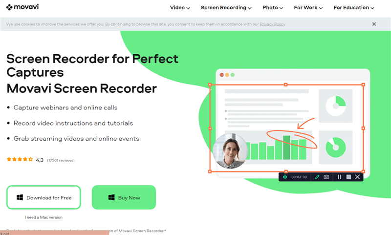 HD Screen Recorder - Movavi