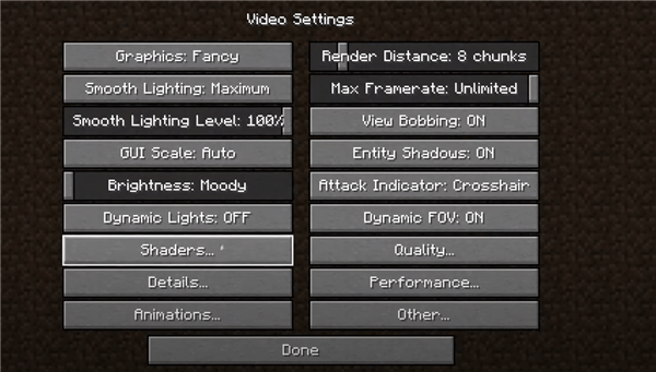 Hit the Shaders Option
