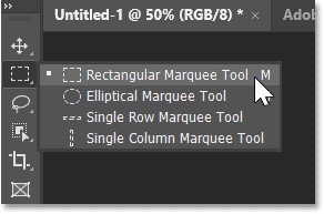 Select Rectangular Marquee Tool