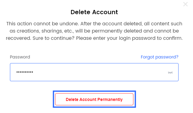 Enter Your Current Password