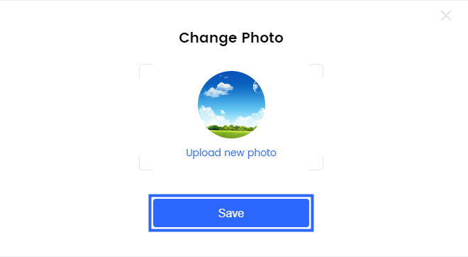 Select Change Photo