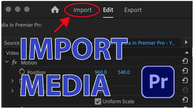 Import Video Or Assett
