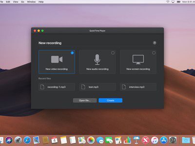 Open QuickTime On Your Mac