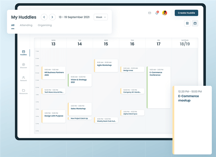 Huddle Interface