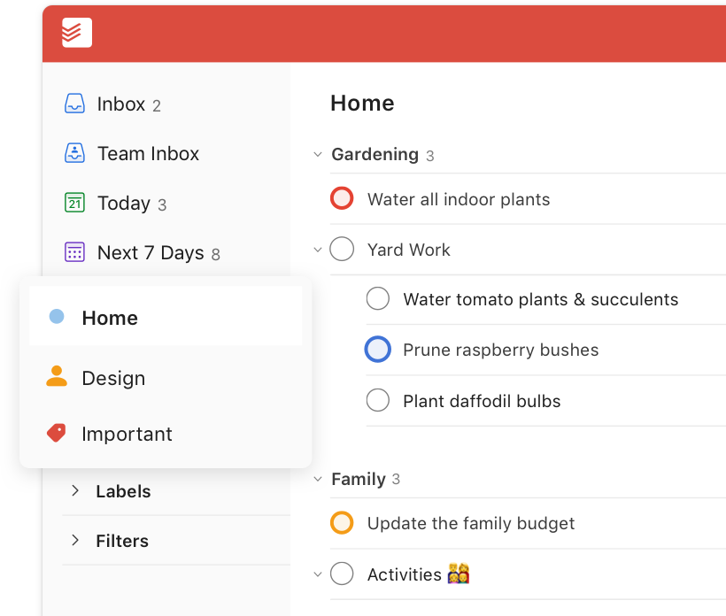 Hybrid Work Schedule - Todoist