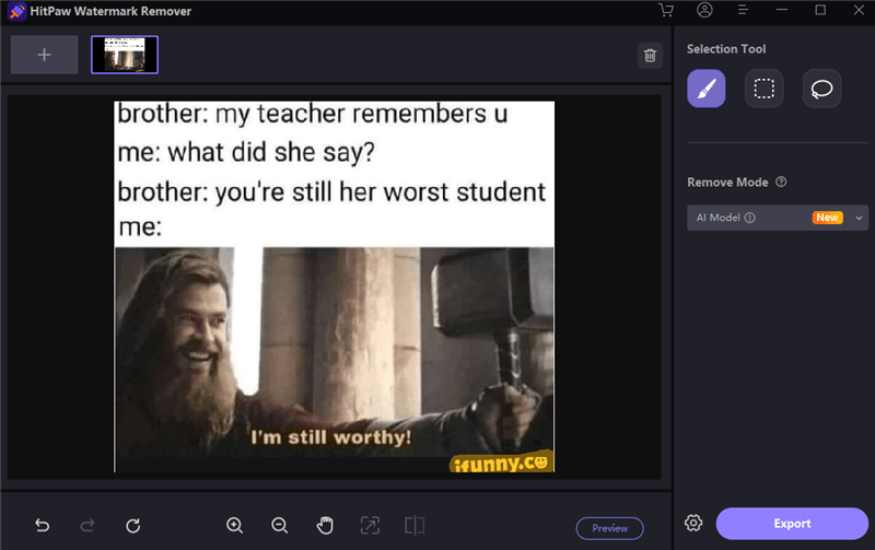 iFunny Watermark Remover - HitPaw Watermark Remover
