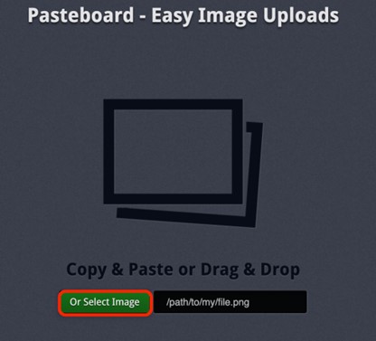 Imgbb Alternative - Pasteboard