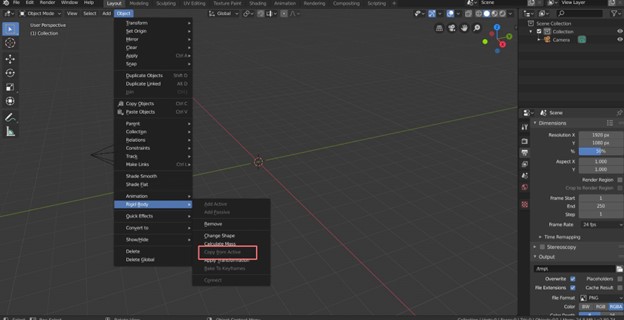 Blender Interface