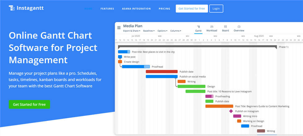 Project Management Tool - Instagantt