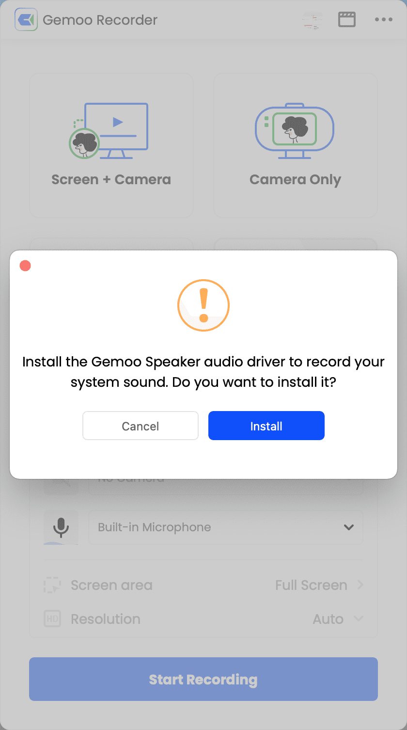 Install Gemoo Speaker Driver Pop Up