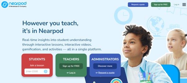 Interactive Teaching Tool - Nearpod