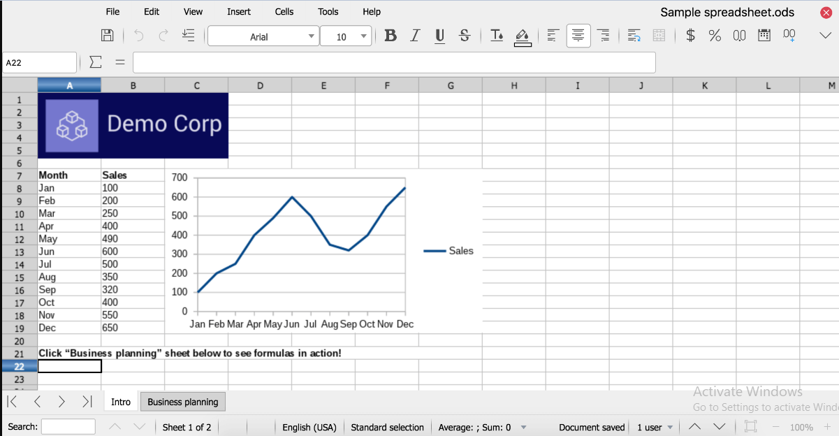 Libreoffice Interface