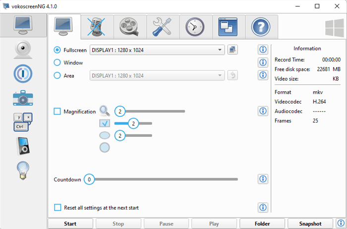 Linux Screen Recorder - VokoscreeNG