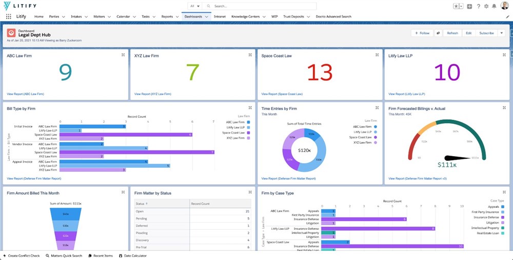 Litify Interface