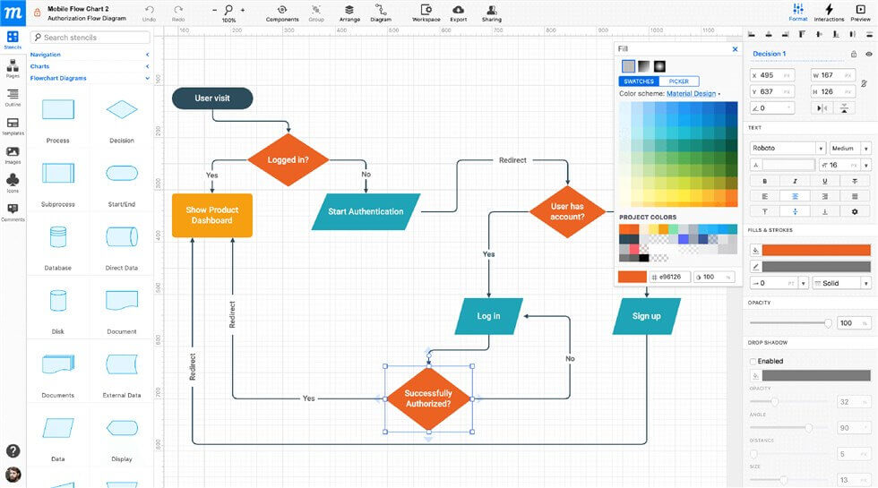 Lucidchart Alternatives - Moqups