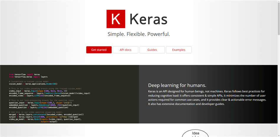 Best Machine Learning Software - Keras