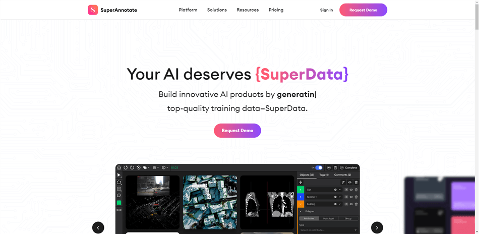 Best Machine Learning Software - SuperAnnotate
