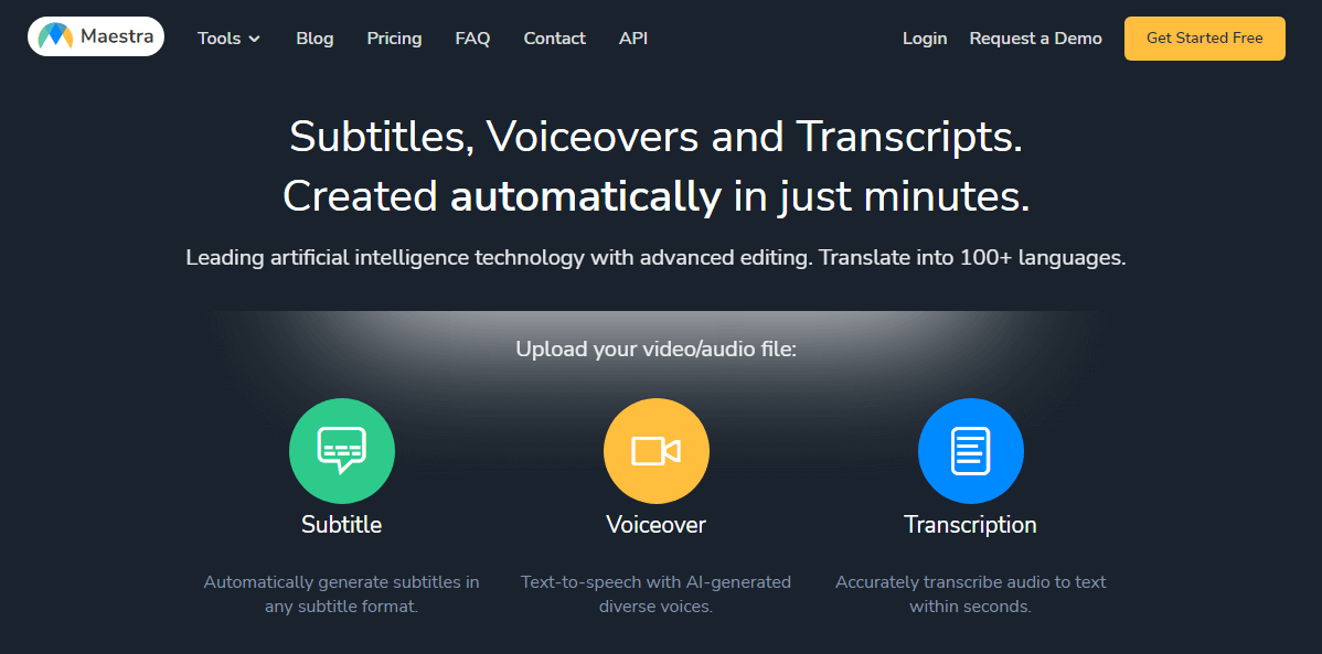 Best AI Subtitle Generator - Maestra