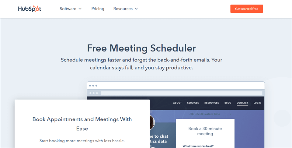 Meeting Scheduler App - Hubspot