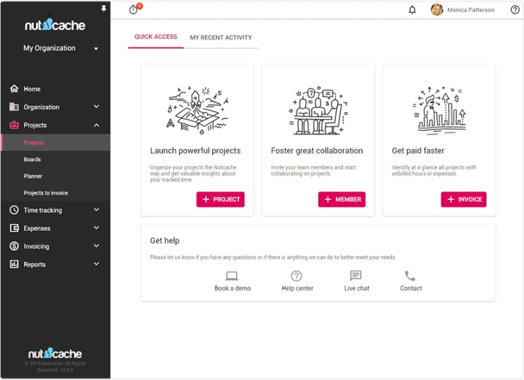 NutCache Interface