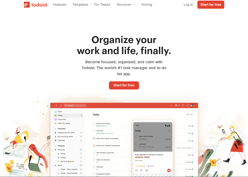 Todoist Interface