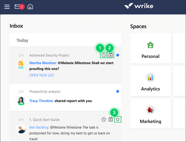 Wrike Interface