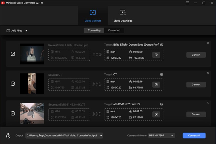 Minitool Video Converter