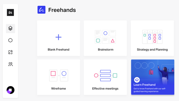 InVision Freehand Interface