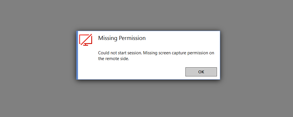 Missing Screen Capture Permission Mac