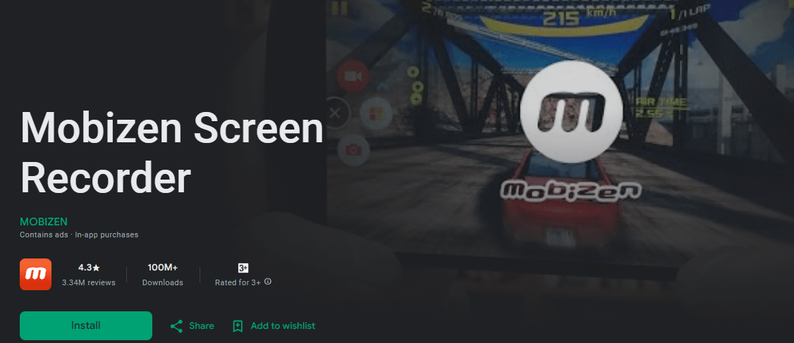 Mobizen Screen Recorder
