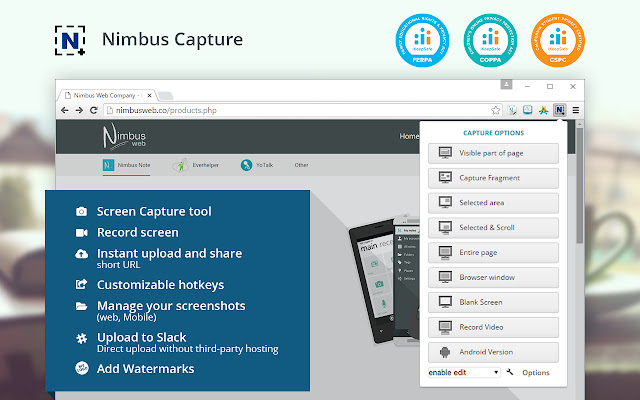 Nimbus Capture Interface