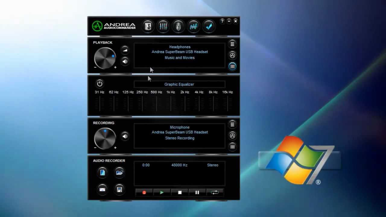 Noise Cancelling Software - Andrea PC Audio