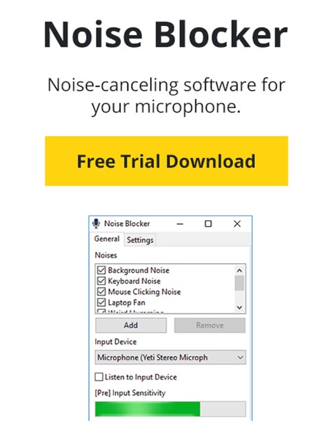Noise Cancelling Software - Noise Blocker