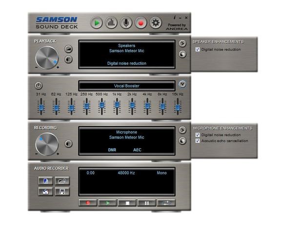 Noise Cancelling Software - Samson Sound Deck