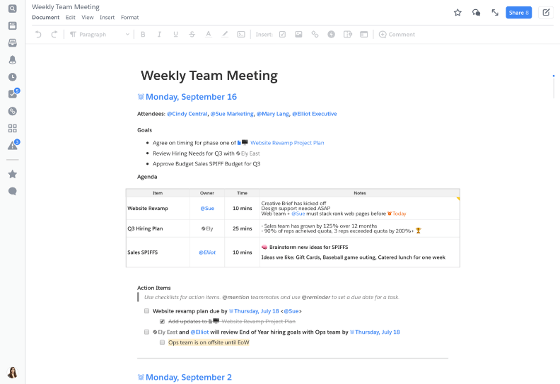 Quip Interface
