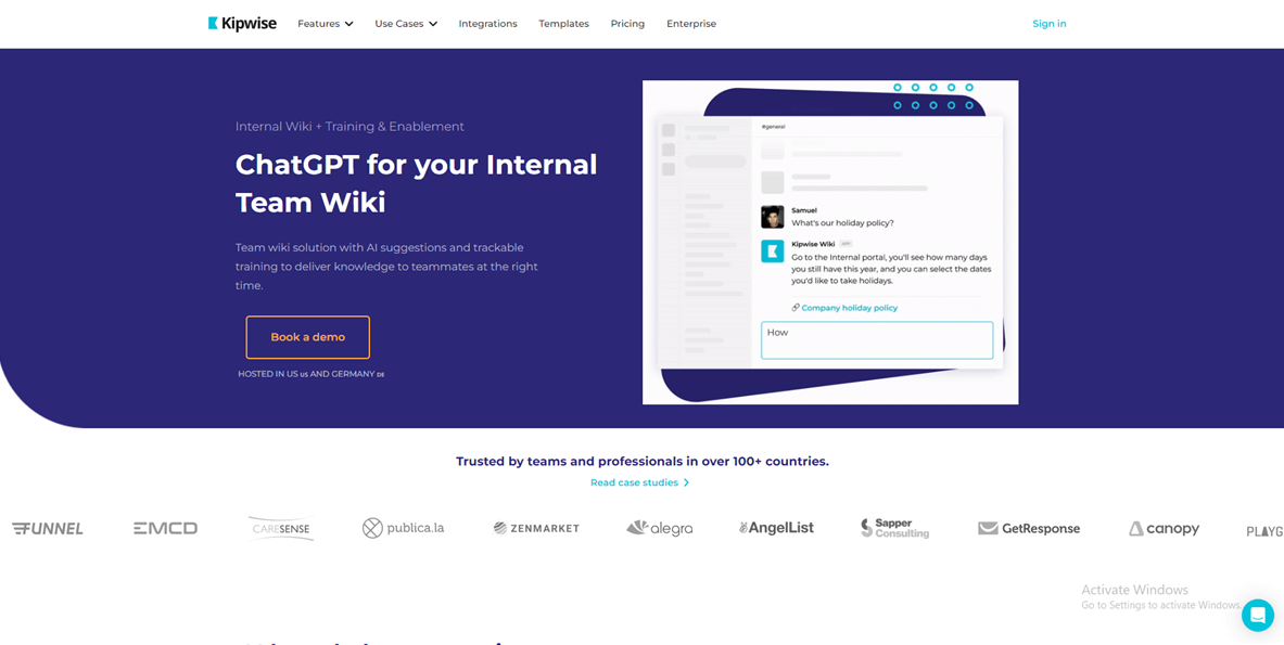 Kipwise Interface