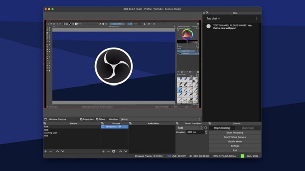 Screencasting App - OBS Studio