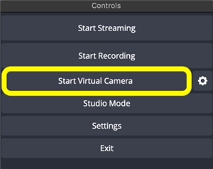 OBS Virtual Camera