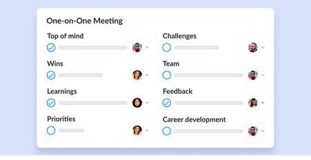 Agenda Meeting Template - One-on-One Meeting