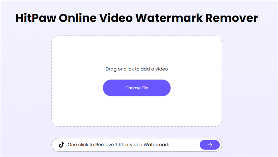 Open HitPaw Online Video Watermark Remover