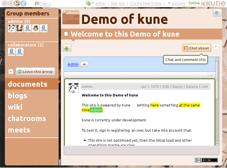 Kune Interface