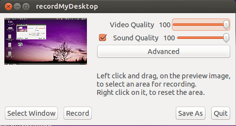 Open Source Screen Recorder - RecordMyDesktop