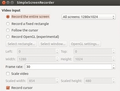 Open Source Screen Recorder - SimpleScreenRecorder