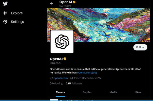 OpenAI Twitter Account