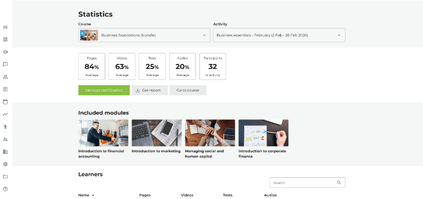 Panopto Alternative - Eurekos Interface