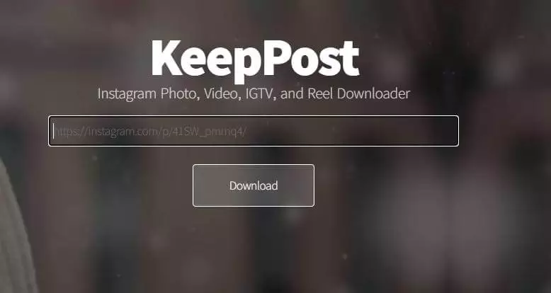 Accessing the KeepPost Website